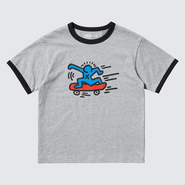 Футболка Keith Haring UT цвет: Серый