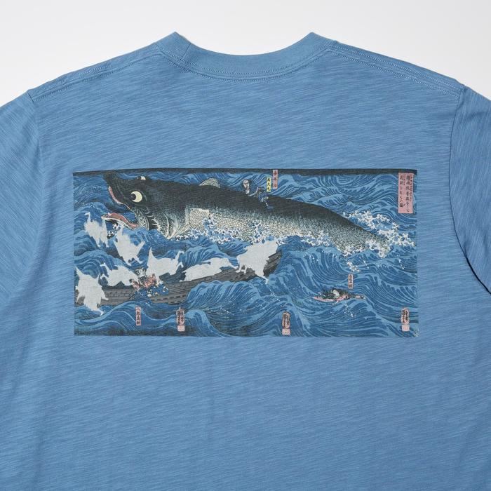 Футболка Ukiyo-e Dark Fantasy UT цвет: Синий