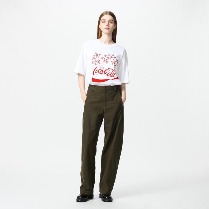 Keith Haring X Coca-Cola Футболка Свободного Кроя цвет: Белый