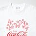 Keith Haring X Coca-Cola Футболка Свободного Кроя цвет: Белый
