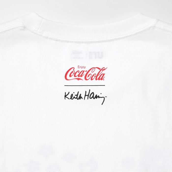 Keith Haring X Coca-Cola Футболка Свободного Кроя цвет: Белый