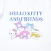 Детская укороченная футболка Sanrio Characters UT цвет: Белый