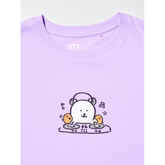 Футболка Chiikawa x Nagano no Kuma UT цвет: Светло-фиолетовый