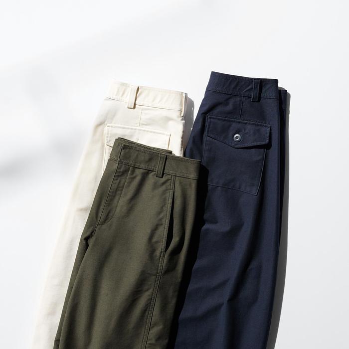 Брюки Barrel Fit из джерси цвет: Оливковый
