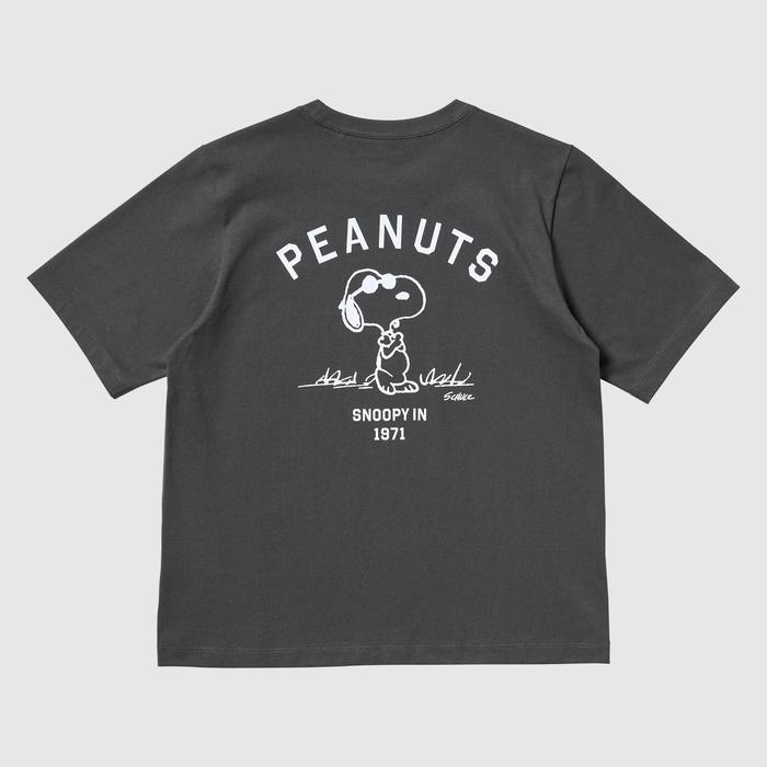 Футболка Peanuts UT цвет: Тёмно-серый