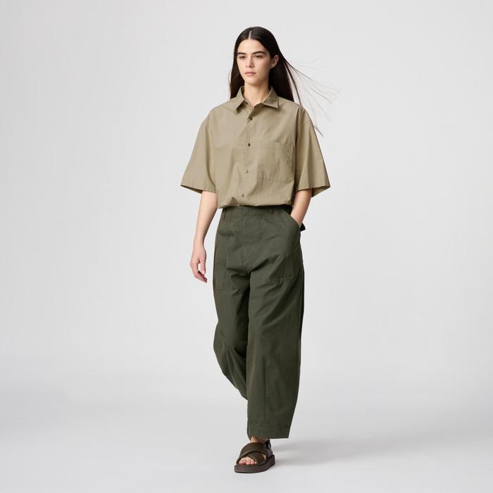 Рубашка оверсайз из ткани broadcloth цвет: Белый