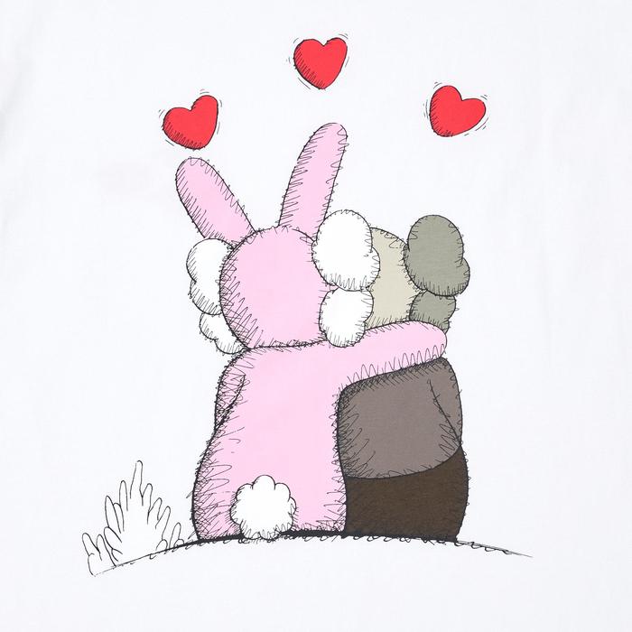 Футболка Kaws + Warhol UT цвет: Белый