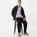 Футболка Oversize с вставками цвет: Синий