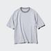 Футболка Oversize с вставками цвет: Синий