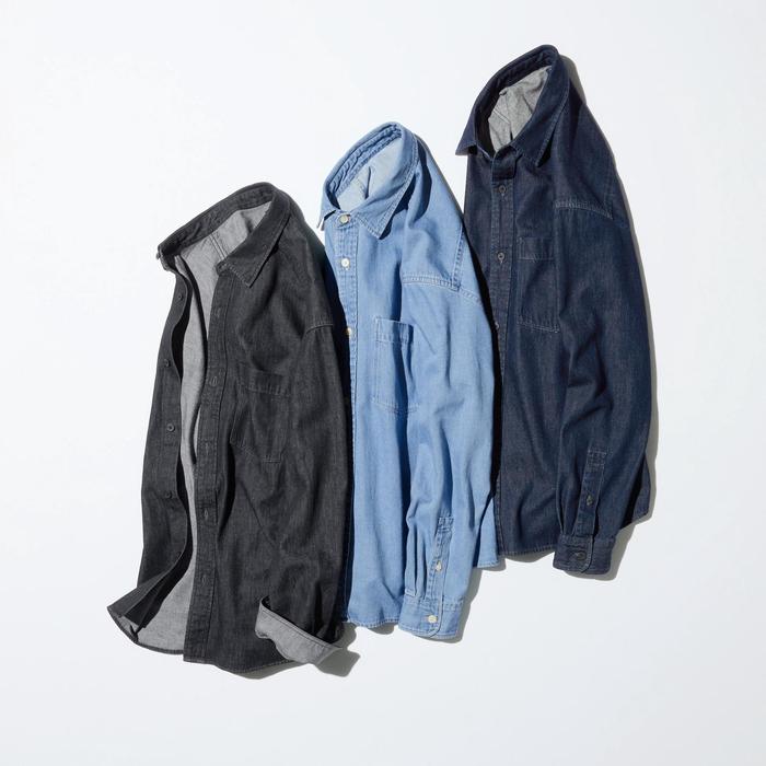 Джинсовая Верхняя Рубашка Oversize цвет: Чёрный