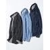 Джинсовая Верхняя Рубашка Oversize цвет: Синий