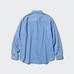Джинсовая Верхняя Рубашка Oversize цвет: Чёрный