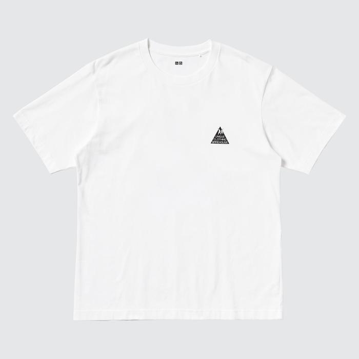 Юбилейная Футболка Uniqlo с Логотипом цвет: Белый
