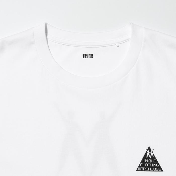 Юбилейная Футболка Uniqlo с Логотипом цвет: Белый