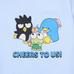 Детская укороченная футболка Sanrio Characters UT цвет: Светло-синий