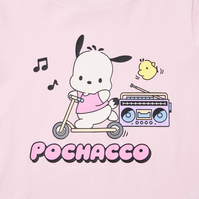 Детская укороченная футболка Sanrio Characters UT цвет: Розовый