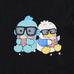 Детская укороченная футболка Sanrio Characters UT цвет: Чёрный