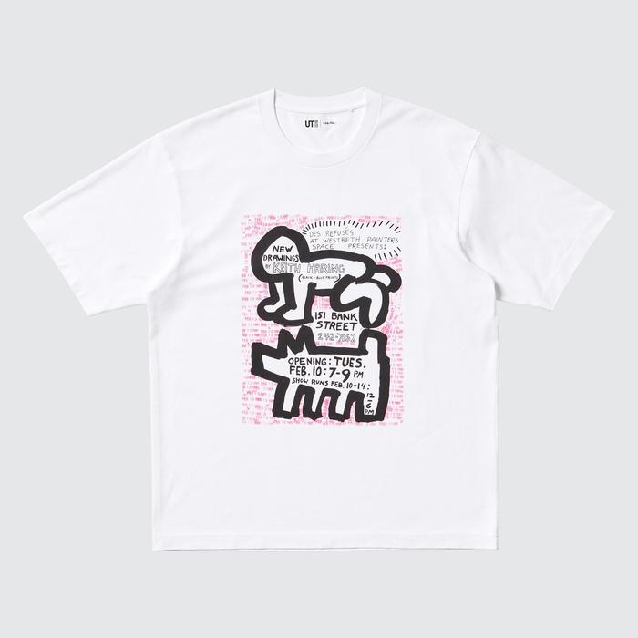 Keith Haring UT / Свободная Футболка цвет: Белый