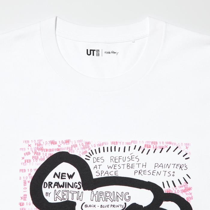 Keith Haring UT / Свободная Футболка цвет: Белый