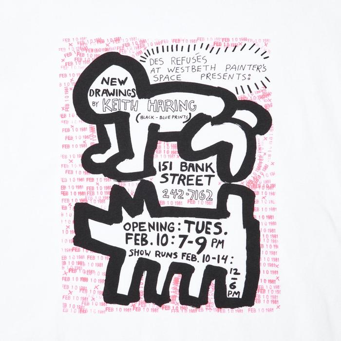 Keith Haring UT / Свободная Футболка цвет: Белый