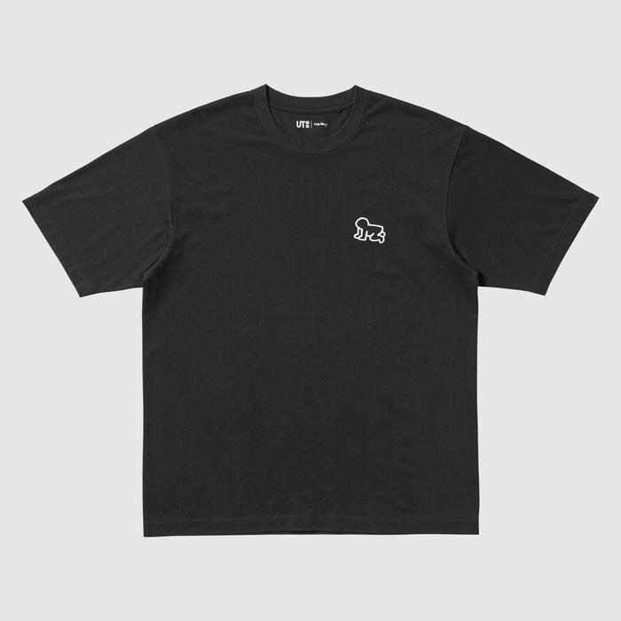 Keith Haring UT / Свободная Футболка цвет: Чёрный