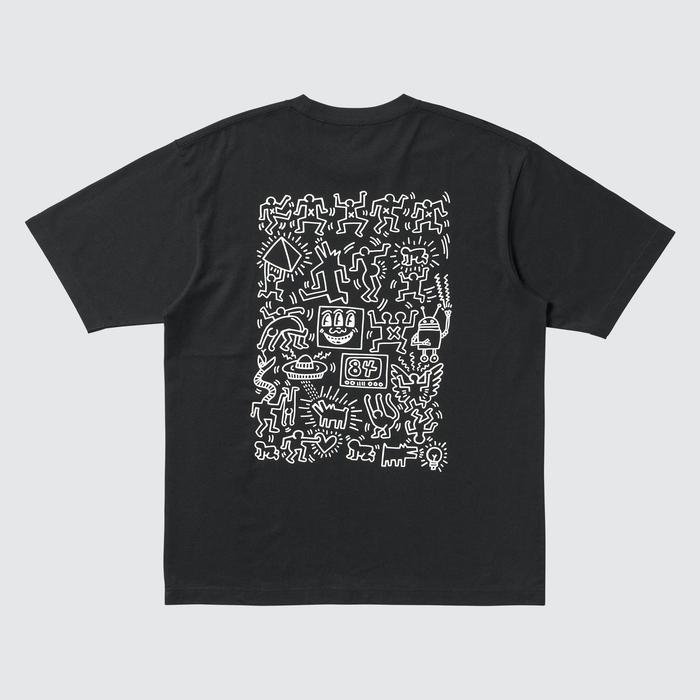 Keith Haring UT / Свободная Футболка цвет: Чёрный