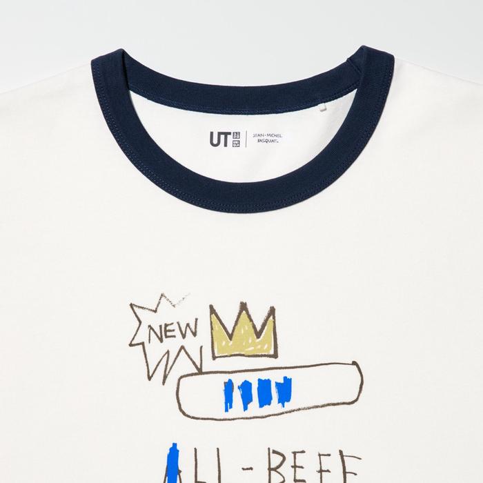 Футболка Jean-Michel Basquiat Свободного Кроя цвет: Молочный