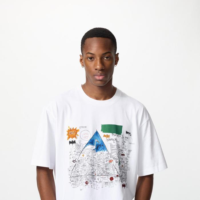 Футболка Jean-Michel Basquiat Свободного Кроя цвет: Белый