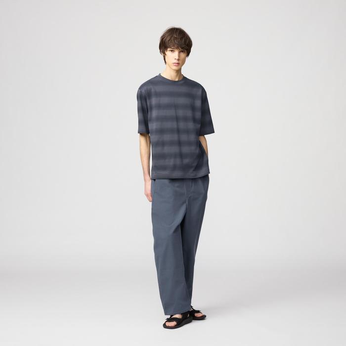 Футболка AIRism Oversize в Полоску цвет: Натуральный