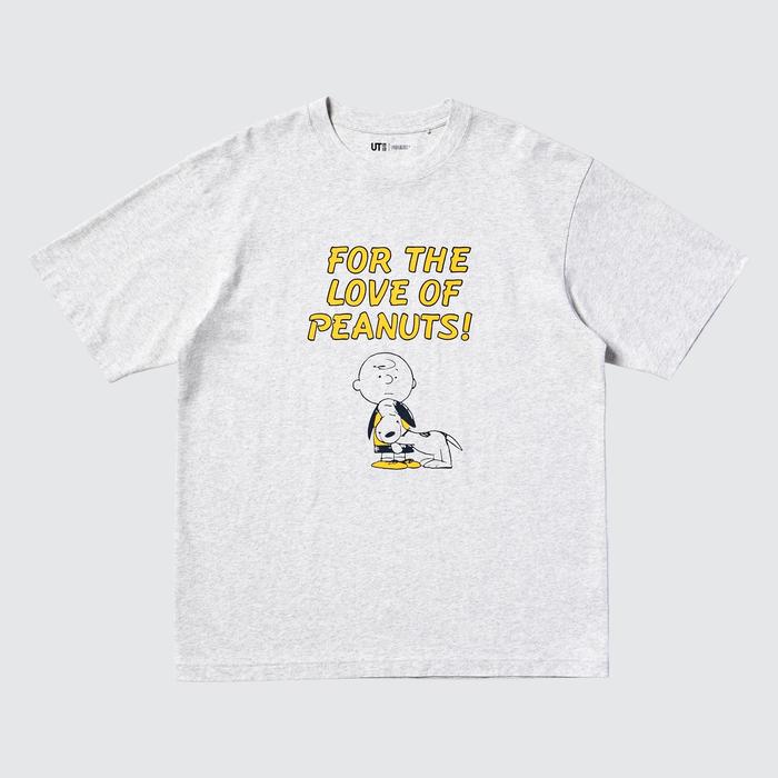 Peanuts Oversize Fit футболка цвет: Серый