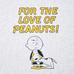 Peanuts Oversize Fit футболка цвет: Серый