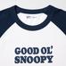 Peanuts Oversize Fit футболка цвет: Тёмно-синий
