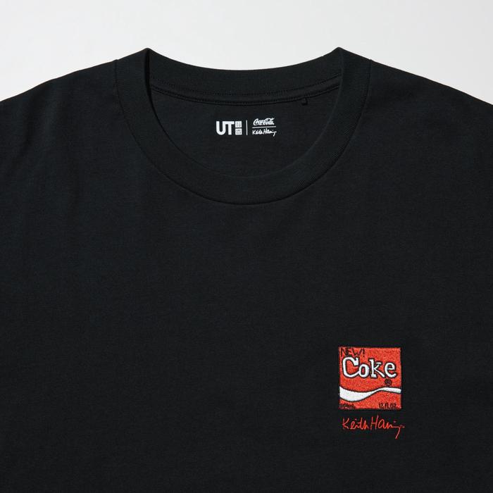 Keith Haring X Coca-Cola Футболка Свободного Кроя цвет: Чёрный