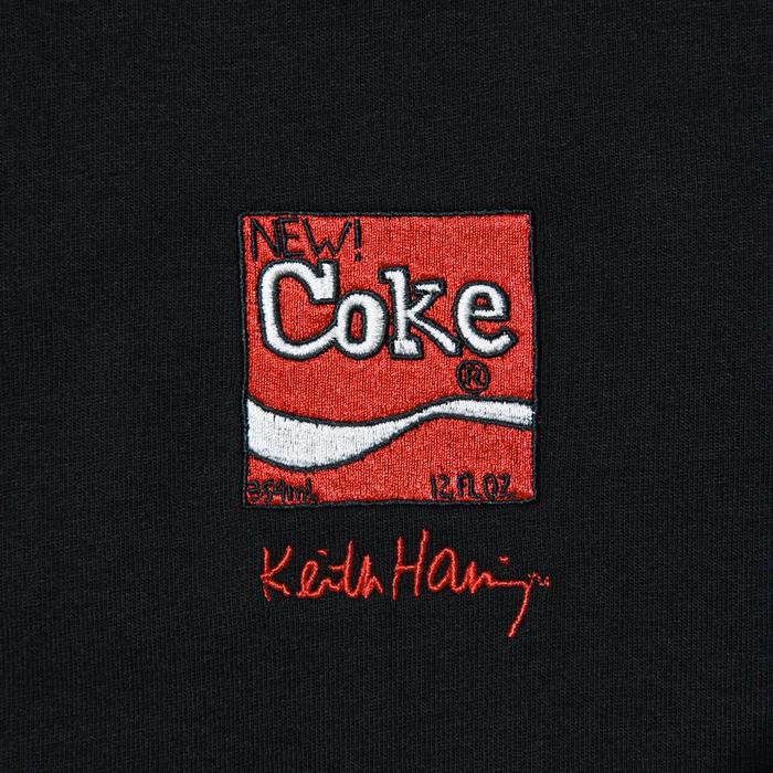 Keith Haring X Coca-Cola Футболка Свободного Кроя цвет: Чёрный