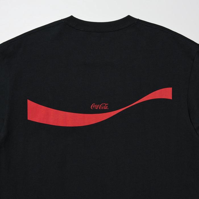 Keith Haring X Coca-Cola Футболка Свободного Кроя цвет: Чёрный