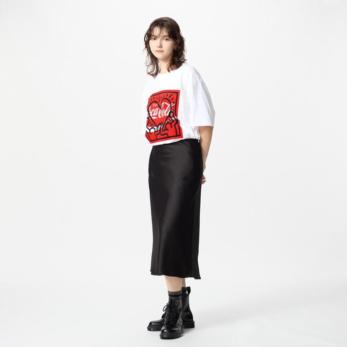 Keith Haring X Coca-Cola Футболка Свободного Кроя цвет: Белый