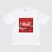 Keith Haring X Coca-Cola Футболка Свободного Кроя цвет: Белый