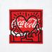 Keith Haring X Coca-Cola Футболка Свободного Кроя цвет: Белый
