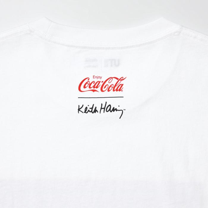 Keith Haring X Coca-Cola Футболка Свободного Кроя цвет: Белый
