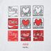 Keith Haring X Coca-Cola Футболка Свободного Кроя цвет: Серый