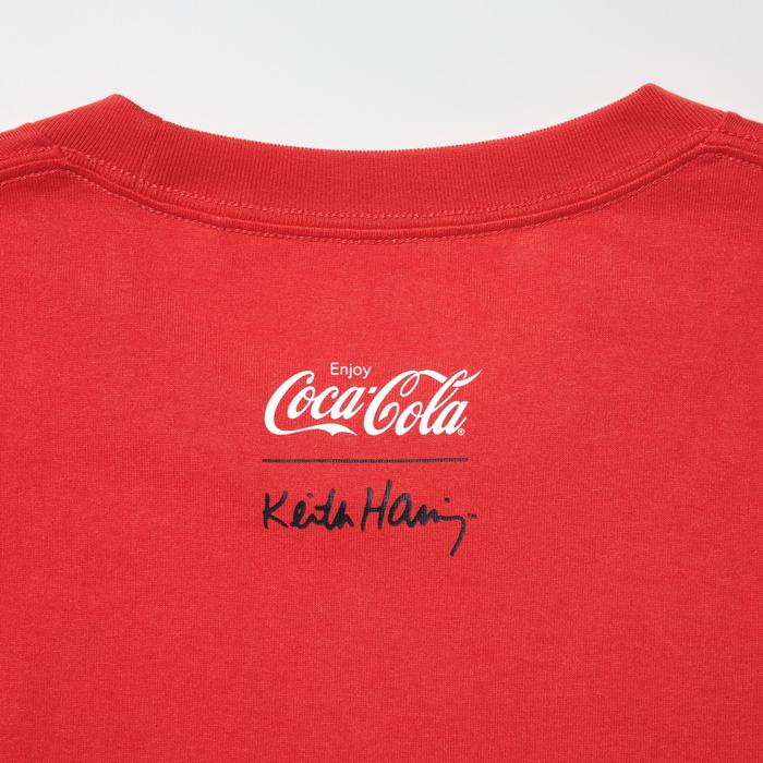 Keith Haring X Coca-Cola Футболка Свободного Кроя цвет: Красный
