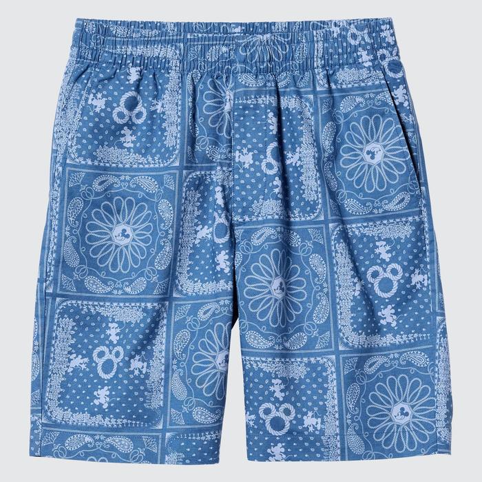 Легкие шорты Disney in Blue из льняной смеси цвет: Синий