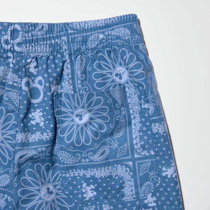 Легкие шорты Disney in Blue из льняной смеси цвет: Синий