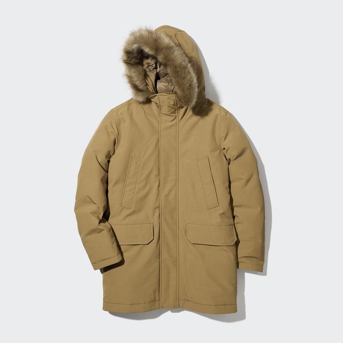 Uniqlo beige coat cheap