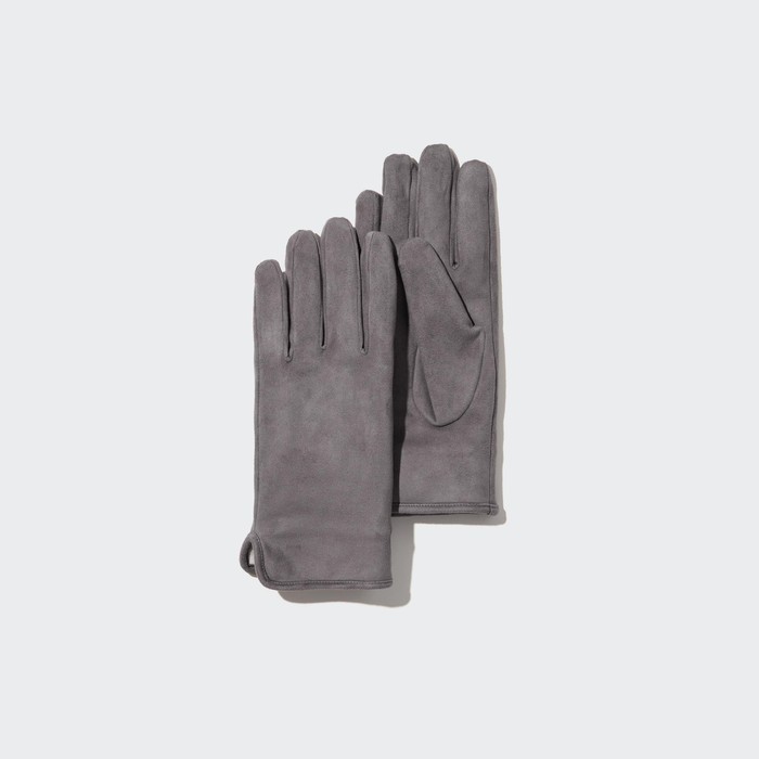 Перчатки на подкладке цвет: Серый