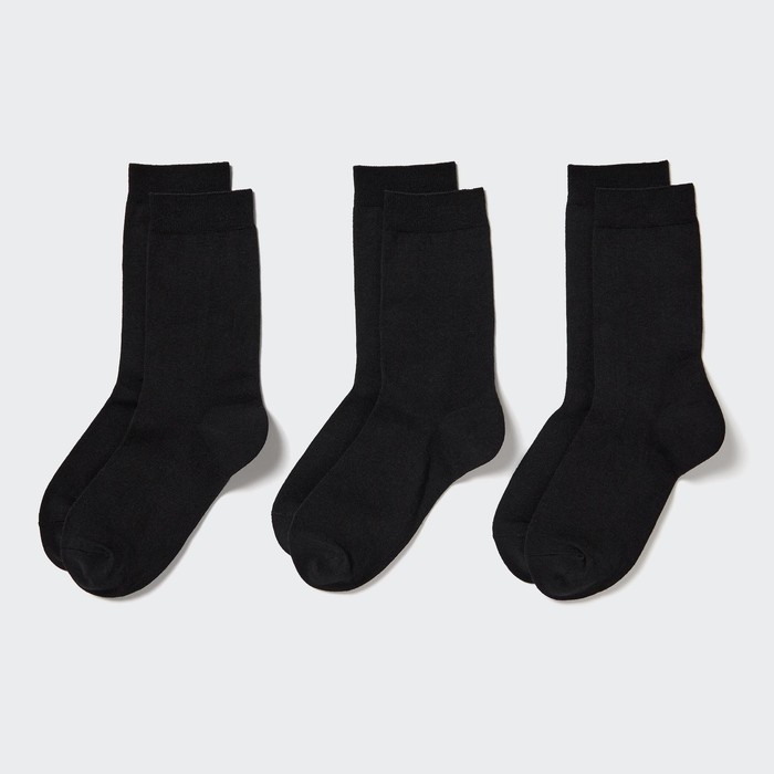 Носки (три пары) цвет: Чёрный