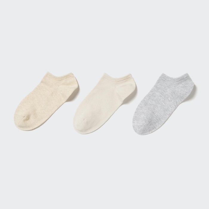 Короткие носки (три пары) цвет: Бежевый