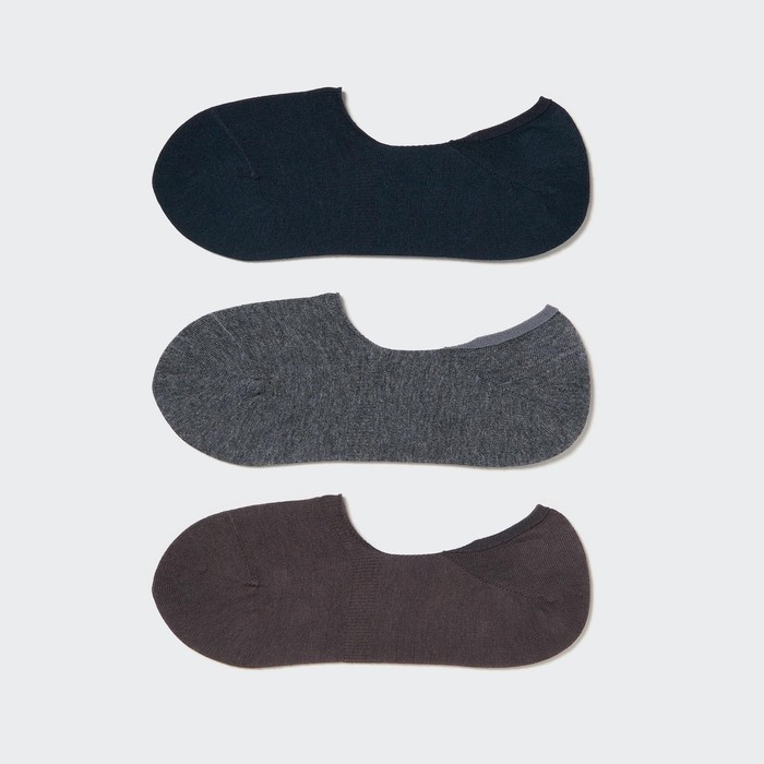 Невидимые носки без показа (три пары) цвет: Синий