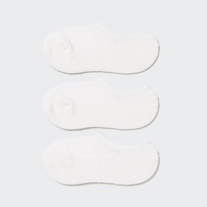 Спортивные носки-невидимки (три пары) цвет: Белый