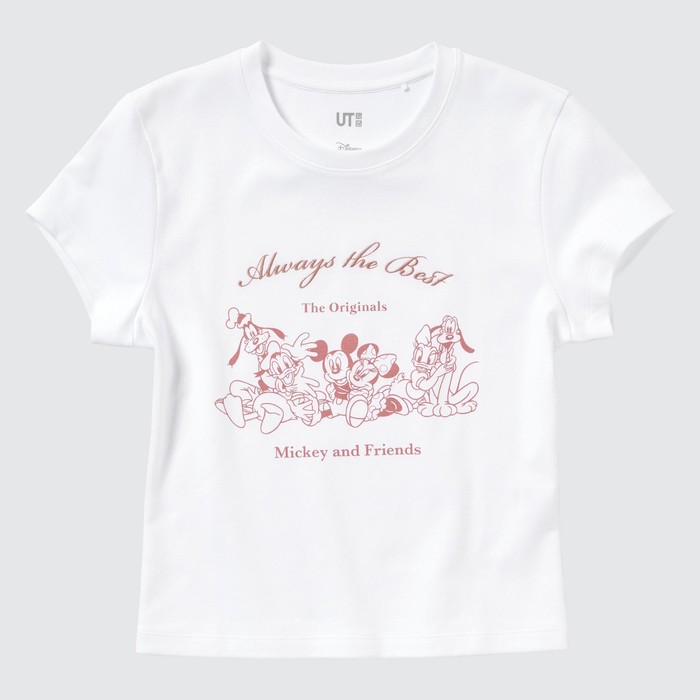 Мини-футболка с графическим рисунком из коллекции disney цвет: Белый